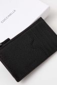 Шкіряний гаманець Coccinelle чоловічий колір чорний (3376877)