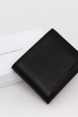 Шкіряний гаманець Coccinelle чоловічий колір чорний (3373019)