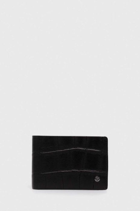 Шкіряний гаманець Joop! чоловічий колір чорний (3269167)