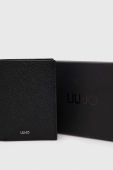 Шкіряний гаманець Liu Jo чоловічий колір чорний (3471210)