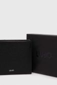 Шкіряний гаманець Liu Jo чоловічий колір чорний (3471211)