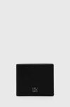 Шкіряний гаманець HUGO чоловічий колір чорний (3507688)