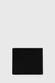 Шкіряний гаманець HUGO чоловічий колір чорний (3507688)