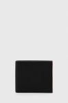 Шкіряний гаманець BOSS чоловічий колір чорний (3482415)