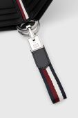 Шкіряний гаманець + брелок Tommy Hilfiger чоловічий колір чорний (3683786)