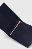 Шкіряний гаманець Tommy Hilfiger чоловічий колір синій (3442564)