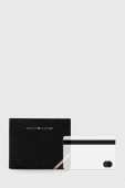 Шкіряний гаманець Tommy Hilfiger чоловічий колір чорний (3442563)