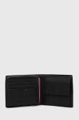Шкіряний гаманець Tommy Hilfiger чоловічий колір чорний (3546979)
