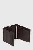 Шкіряний гаманець Tommy Hilfiger чоловічий колір коричневий (3416053)
