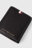 Шкіряний гаманець Tommy Hilfiger чоловічий колір чорний (3416052)