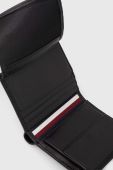 Шкіряний гаманець Tommy Hilfiger чоловічий колір чорний (3416052)