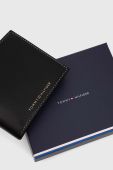 Шкіряний гаманець Tommy Hilfiger чоловічий колір чорний (3421394)