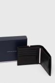Шкіряний гаманець Tommy Hilfiger чоловічий колір чорний (3421396)