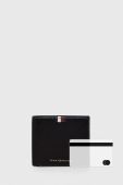 Шкіряний гаманець Tommy Hilfiger чоловічий колір чорний (3421396)