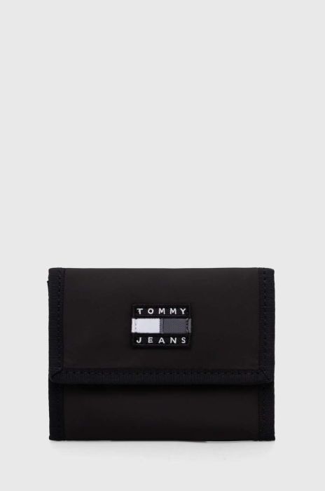 Гаманець Tommy Jeans чоловічий колір чорний (3446953)