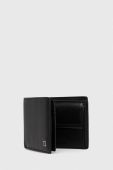 Шкіряний гаманець Guess чоловічий колір чорний (3474312)