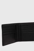 Шкіряний гаманець Guess чоловічий колір чорний (3474313)