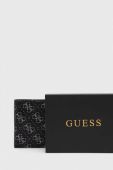 Шкіряний гаманець Guess чоловічий колір чорний (3618356)