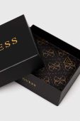Шкіряний гаманець Guess чоловічий колір коричневий (3618359)