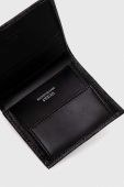 Шкіряний гаманець Guess чоловічий колір чорний (3618358)
