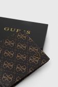 Шкіряний гаманець Guess чоловічий колір коричневий (3648332)