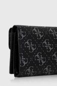 Шкіряний гаманець Guess чоловічий колір чорний (3645342)