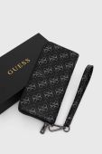 Шкіряний гаманець Guess чоловічий колір чорний (3648334)