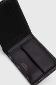 Шкіряний гаманець Guess чоловічий колір чорний (3648344)