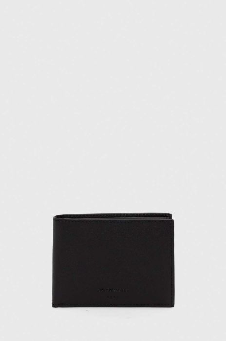 Шкіряний гаманець Tiger Of Sweden чоловічий колір чорний (3598324)