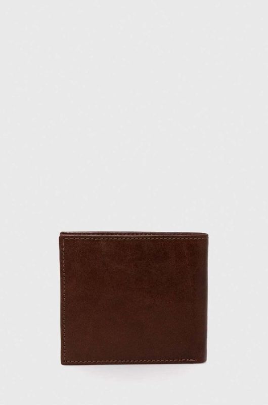 Colwell Leather Billfold Barbour колір коричневий фото 3