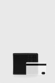 Шкіряний гаманець Pepe Jeans Arnold чоловічий колір чорний