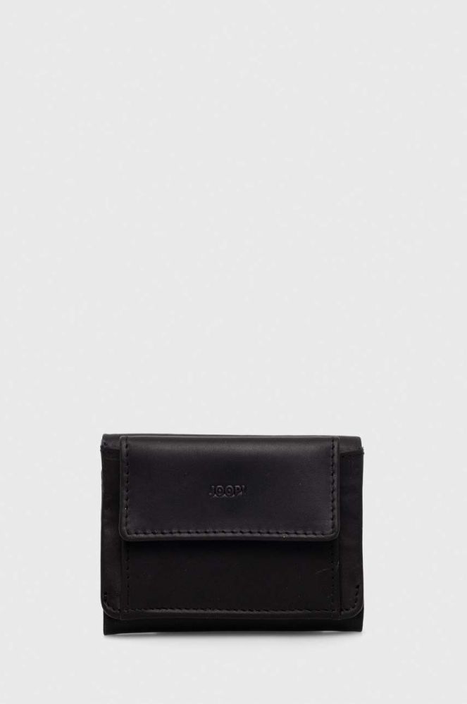 Шкіряний гаманець Joop! чоловічий колір чорний (3501027)