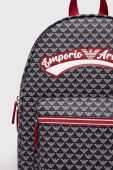 Дитячий рюкзак Emporio Armani колір синій великий візерунок