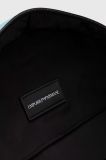 Дитячий рюкзак Emporio Armani великий візерунок колір блакитний