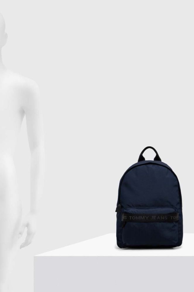 Рюкзак Tommy Jeans жіночий колір синій малий з принтом фото 5