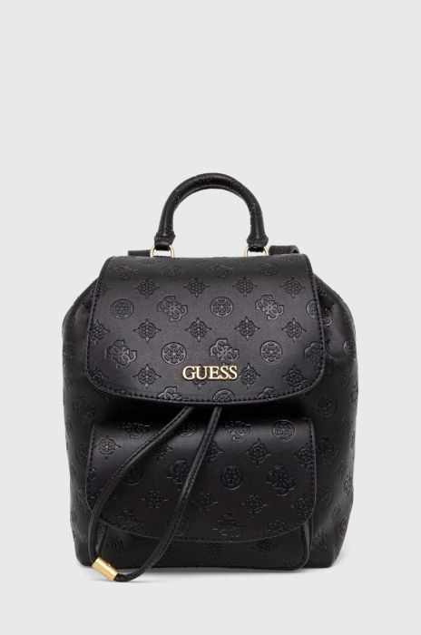 Рюкзак Guess жіночий колір чорний малий однотонний (3330207) Рюкзак Guess жіночий колір чорний малий однотонний (3330207)