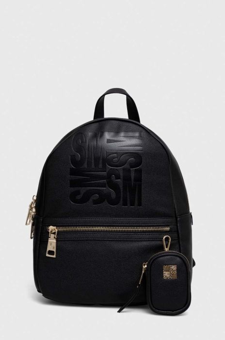 Рюкзак Steve Madden Bamiri жіночий колір чорний малий однотонний SM13001156 Рюкзак Steve Madden Bamiri жіночий колір чорний малий однотонний SM13001156
