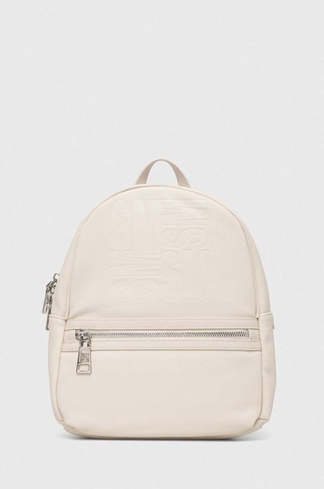 Рюкзак Steve Madden Bamiri жіночий колір бежевий малий однотонний SM13001156 Рюкзак Steve Madden Bamiri жіночий колір бежевий малий однотонний SM13001156