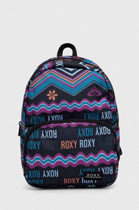 Рюкзак Roxy жіночий колір чорний малий візерунок Рюкзак Roxy жіночий колір чорний малий візерунок