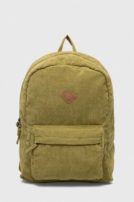 Рюкзак Billabong жіночий колір зелений великий візерунок