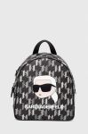 Рюкзак Karl Lagerfeld жіночий колір чорний малий візерунок Рюкзак Karl Lagerfeld жіночий колір чорний малий візерунок