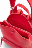 Рюкзак Desigual жіночий колір червоний малий однотонний