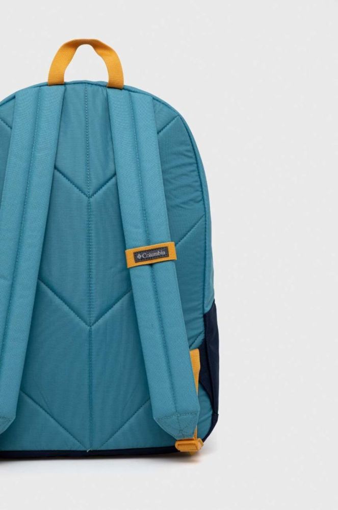Рюкзак Columbia жіночий великий візерунок колір блакитний фото 3