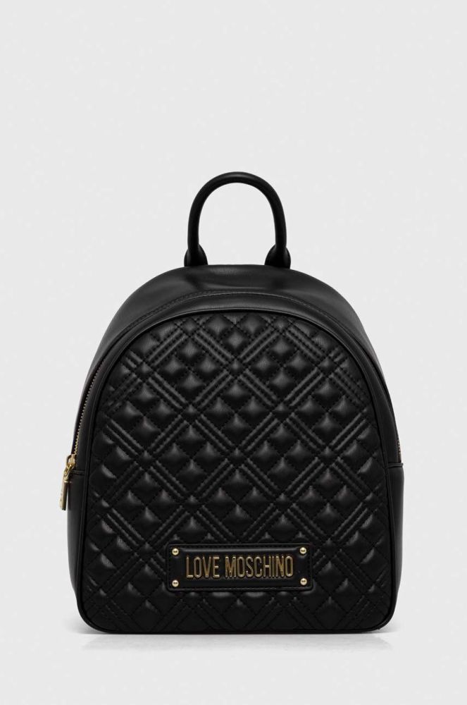 Рюкзак Love Moschino жіночий колір чорний малий однотонний (3342320)