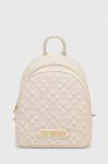Рюкзак Love Moschino жіночий колір бежевий малий однотонний Рюкзак Love Moschino жіночий колір бежевий малий однотонний