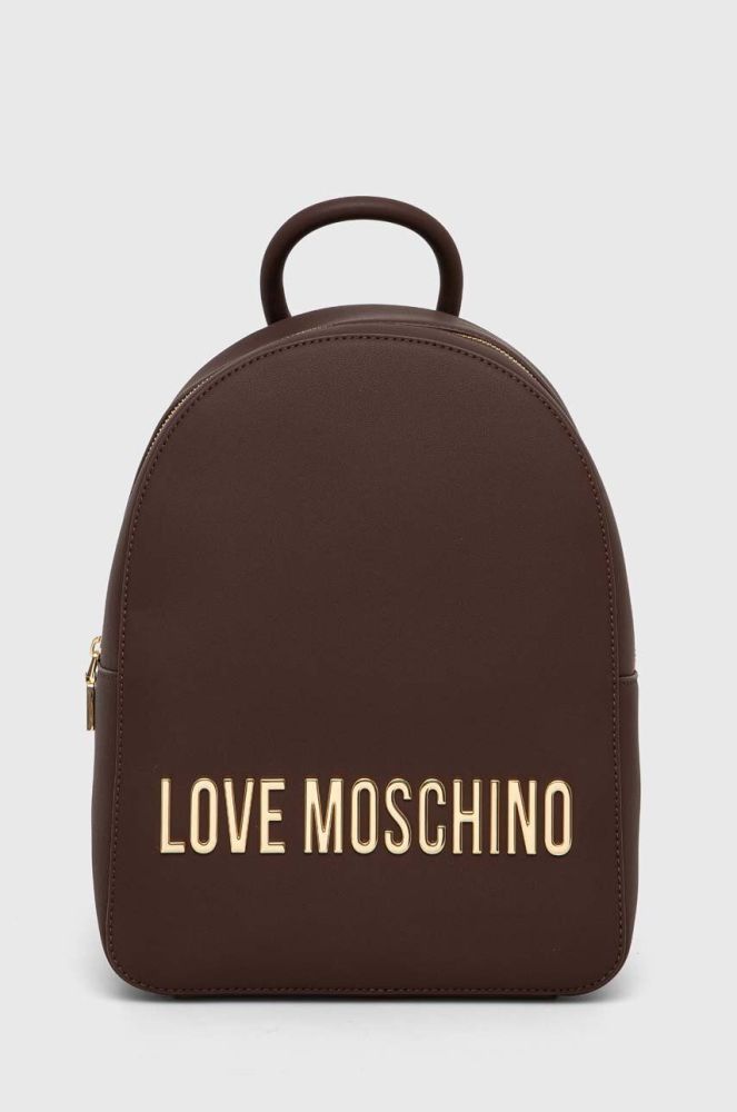 Рюкзак Love Moschino жіночий колір коричневий малий однотонний (3490030)