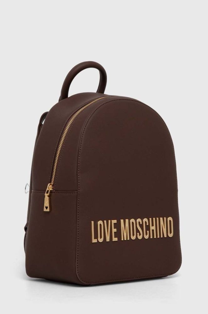Рюкзак Love Moschino жіночий колір коричневий малий однотонний (3490030) фото 2