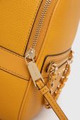 Шкіряний рюкзак MICHAEL Michael Kors жіночий колір жовтий малий однотонний Шкіряний рюкзак MICHAEL Michael Kors жіночий колір жовтий малий однотонний