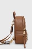 Шкіряний рюкзак MICHAEL Michael Kors жіночий колір коричневий малий з аплікацією
