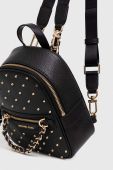 Шкіряний рюкзак MICHAEL Michael Kors жіночий колір чорний малий з аплікацією
